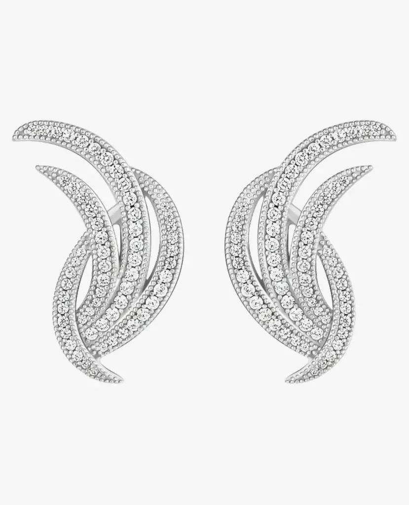 Traditional Silver Earrings