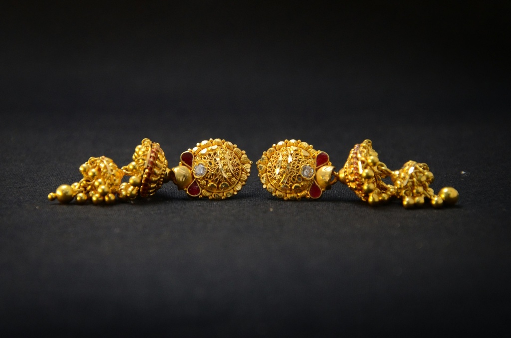 Traditional Gold Earrings