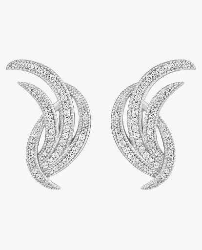 Traditional Silver Earrings