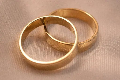 Rose Gold couple Rings