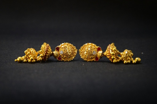 Traditional Gold Earrings
